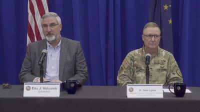 Gov. Eric Holcomb, Indiana National Guard to provide Camp Atterbury update
