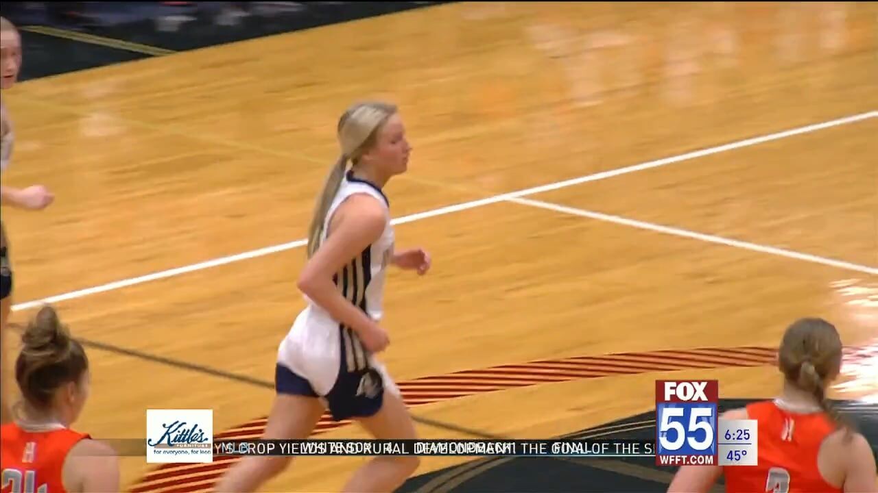 Huntington North girls basketball's Taylor Double, Marissa Trout