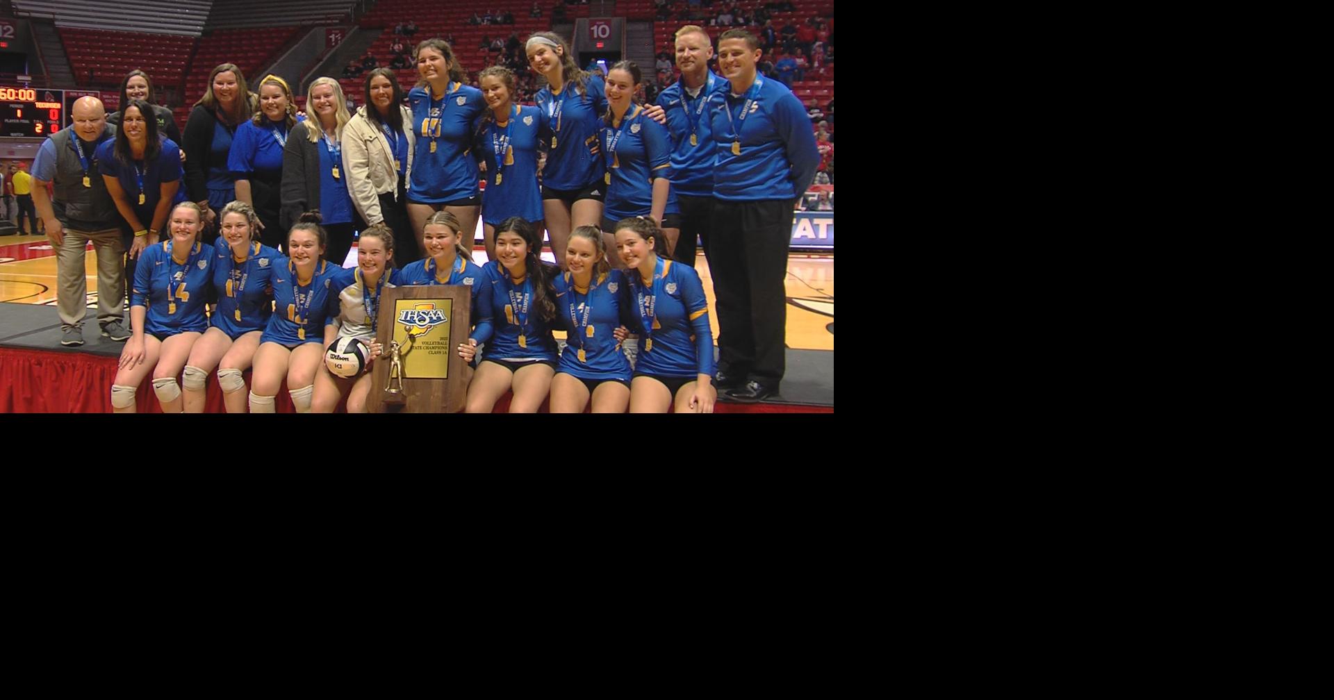 Blackhawk volleyball claims second state title in set thriller High