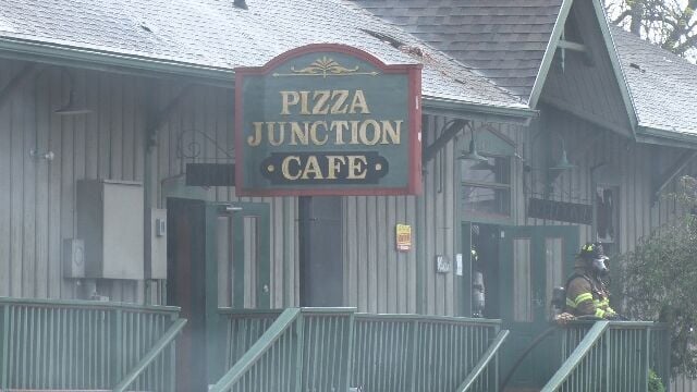 pizza junction cafe fire