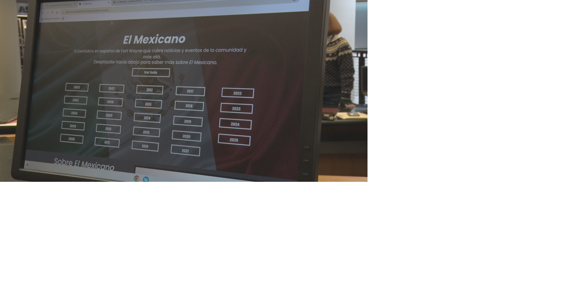 El Mexicano newspaper goes digital at Allen County Public Library