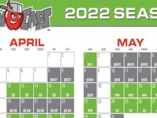 Tincaps Schedule 2022 Fort Wayne Tincaps Announce 2022 Schedule; Home Opener Set For April 12 |  Sports | Wfft.com