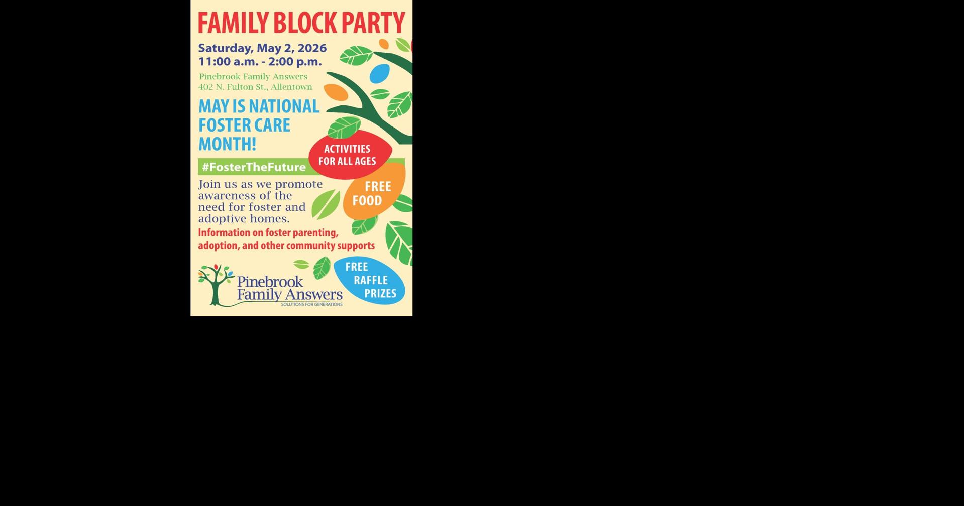 Pinebrook to celebrate National Foster Care Month with free community ...