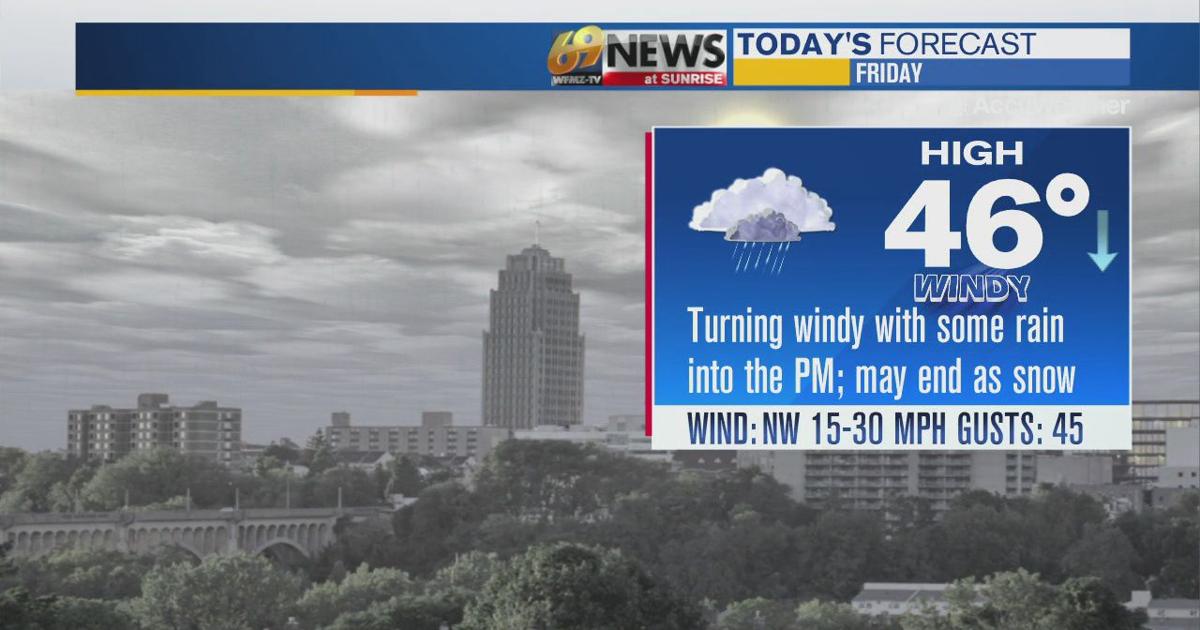 Meteorologist Matt Broderick's morning forecast 2720 Forecast Video