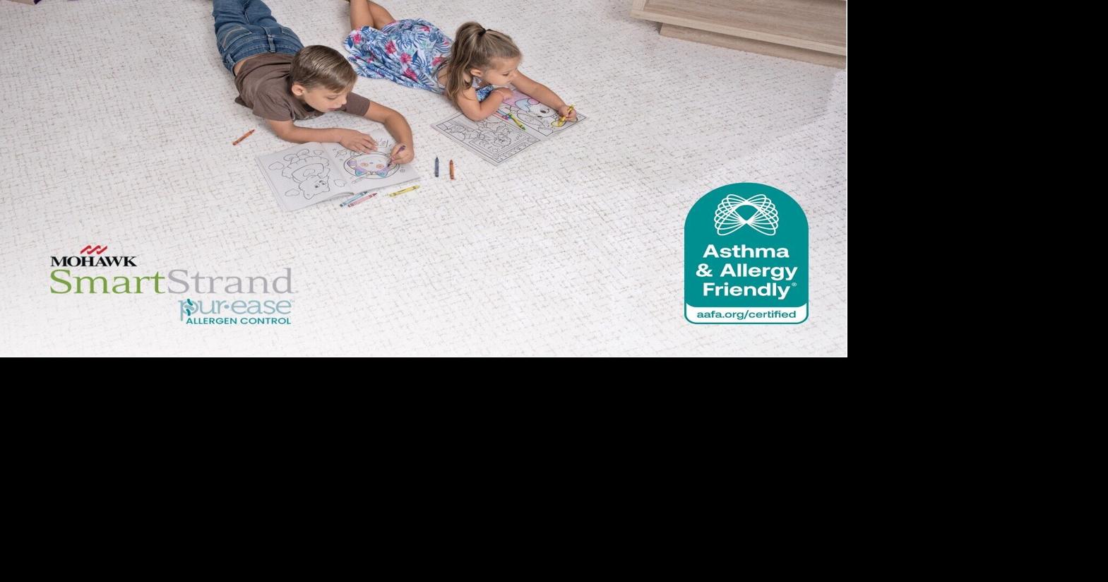World's First Asthma & Allergy Friendly® Certified Treated Carpet: Mohawk SmartStrand® Carpet Styles Enhanced with Pur-Ease™ Technology