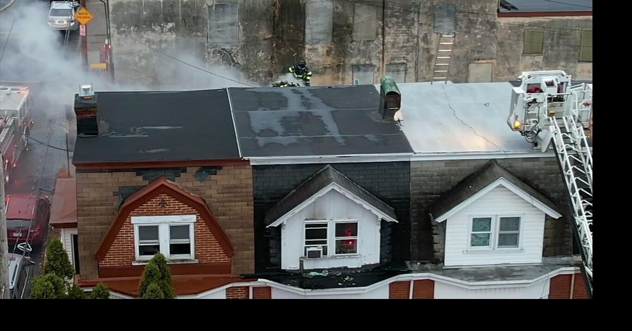 Fire crews respond to two-alarm fire at rowhome in Allentown ...