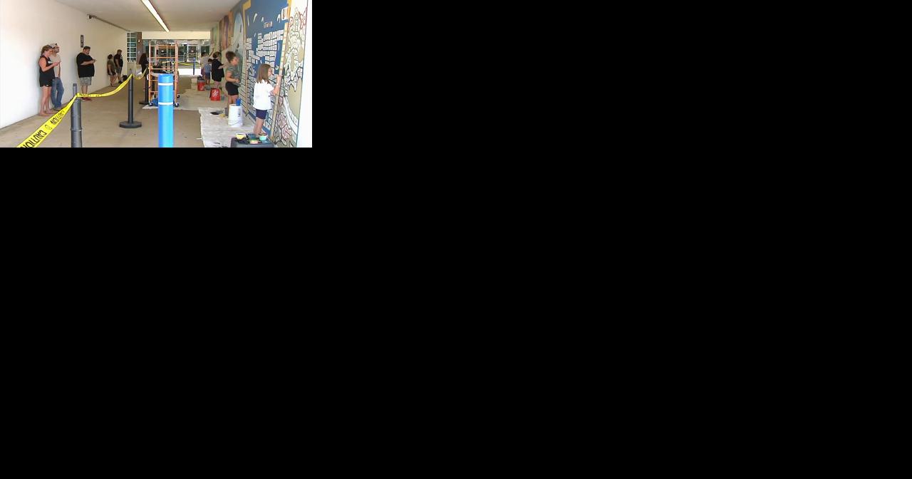 Summer art camp students help paint mural at LVIA - Vimarsana News
