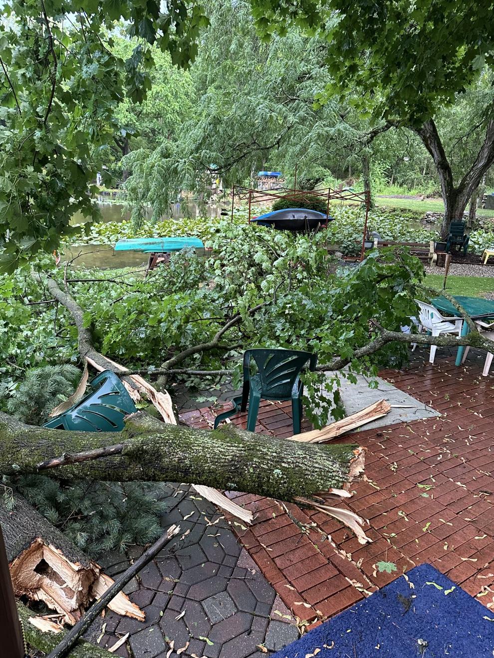 PHOTOS and VIDEO Storm rolls through region, downing trees and causing