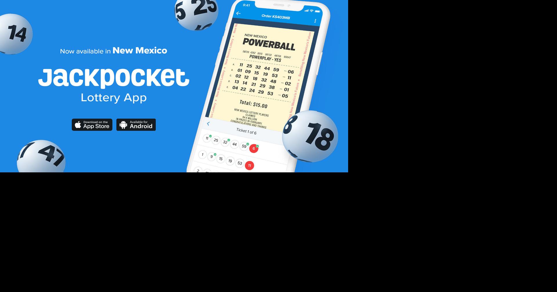 Jackpocket Launches Lottery App in New Mexico as Powerball Hits $421M