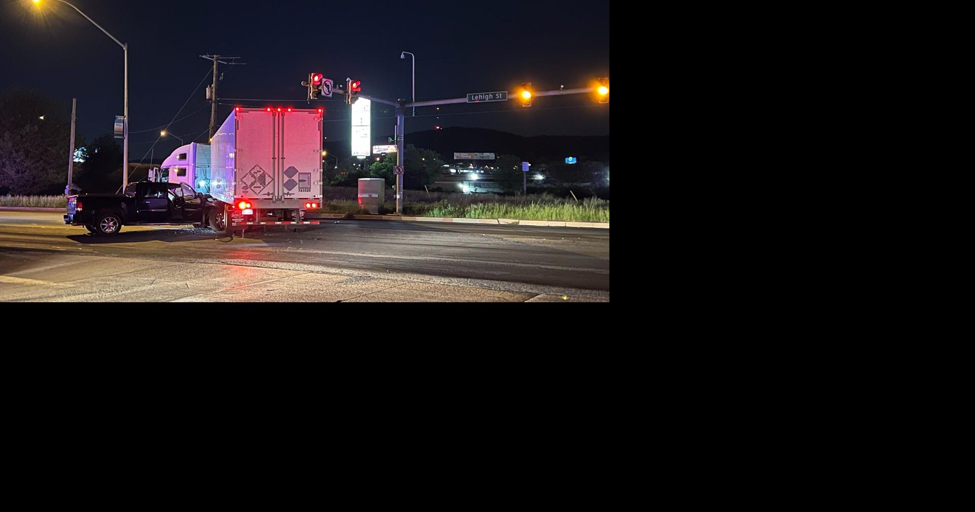 Pickup truck crashes into tractor-trailer in Allentown | Lehigh Valley ...