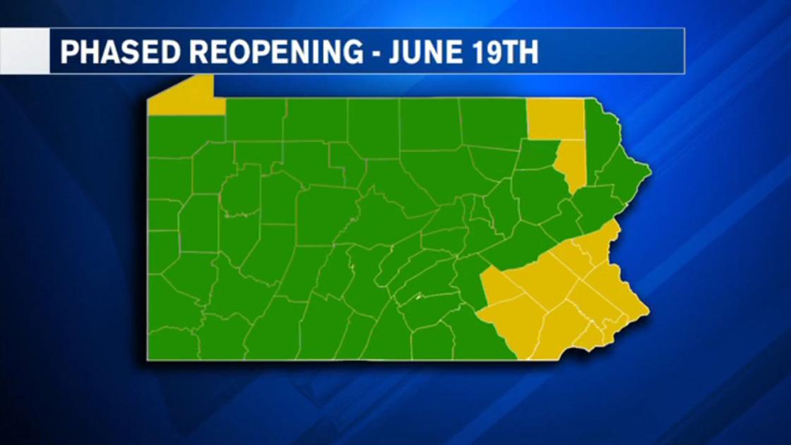 8 More Pa Counties Go Green As Others Await Wolf S Announcement Poconos And Coal Region Wfmz Com