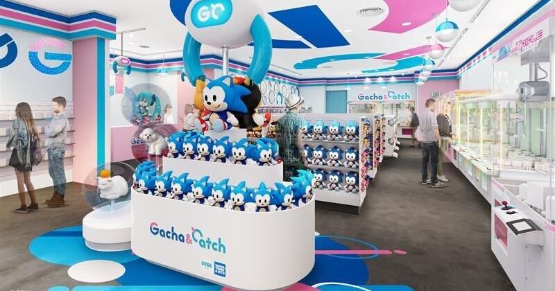Japanese Arcade Experience "Gacha & Catch" Santa Monica Reopens on March 14 With Exclusive New Items, Including SONIC & FRIENDS