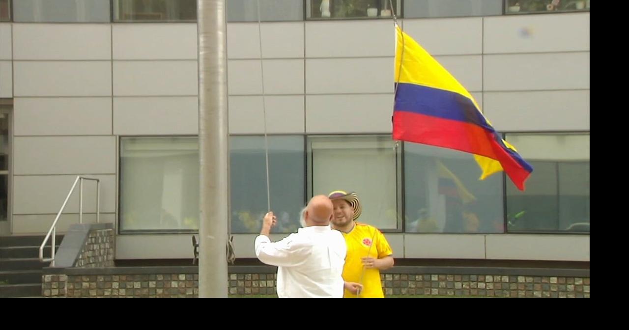 Allentown celebrates Colombia’s Independence Day despite rain during flag-raising event | Allentown Area
