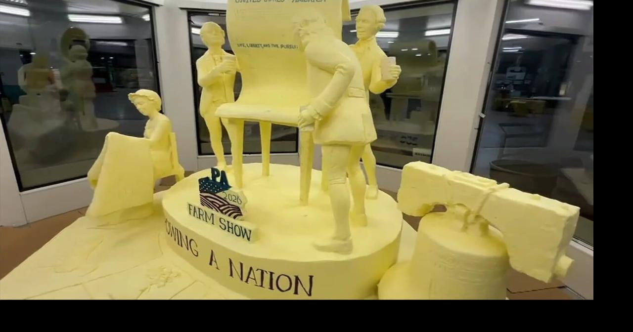 2026 Pennsylvania farm show butter sculpture deconstructed, transformed into renewable energy source