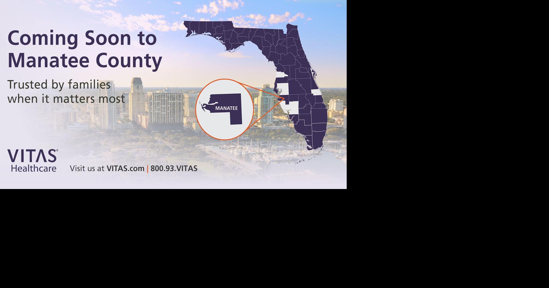 VITAS® Healthcare Is Expanding Hospice Services Along Florida's Gulf Coast, Coming Soon to Manatee County