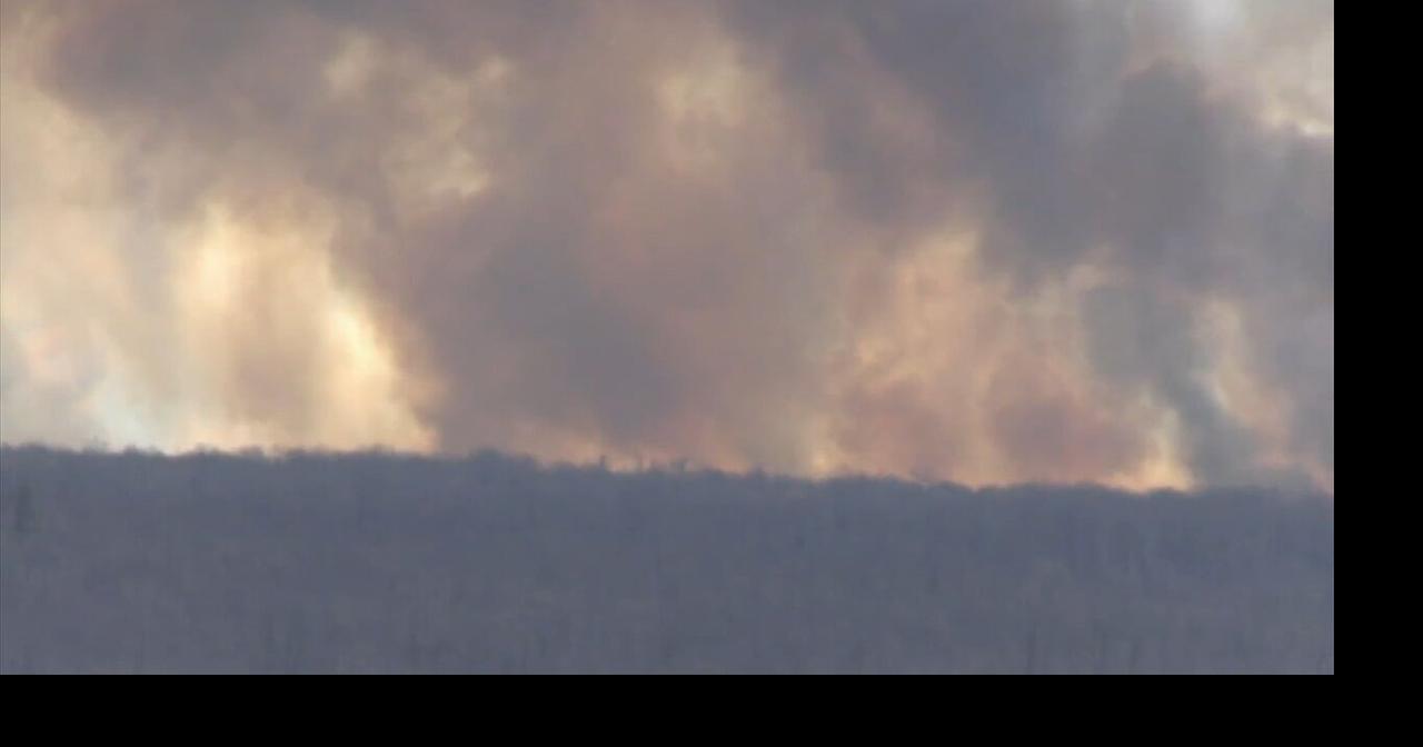 'Pennsylvania is on fire today': Crews battling brush fire in Luzerne ...