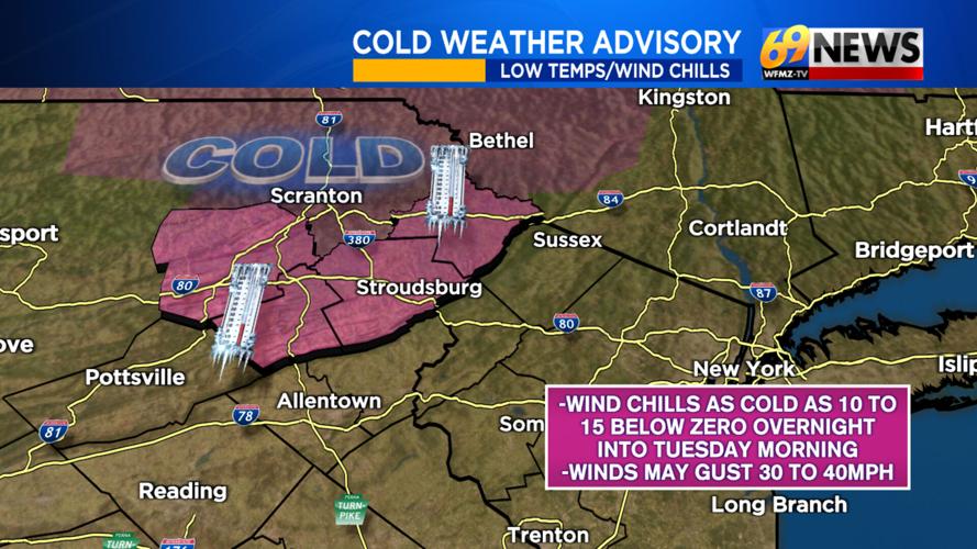 Damaging winds to give way to below zero wind chills tonight into ...