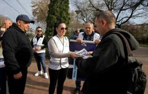 Hungary's opposition surfs grassroots wave ahead of key election