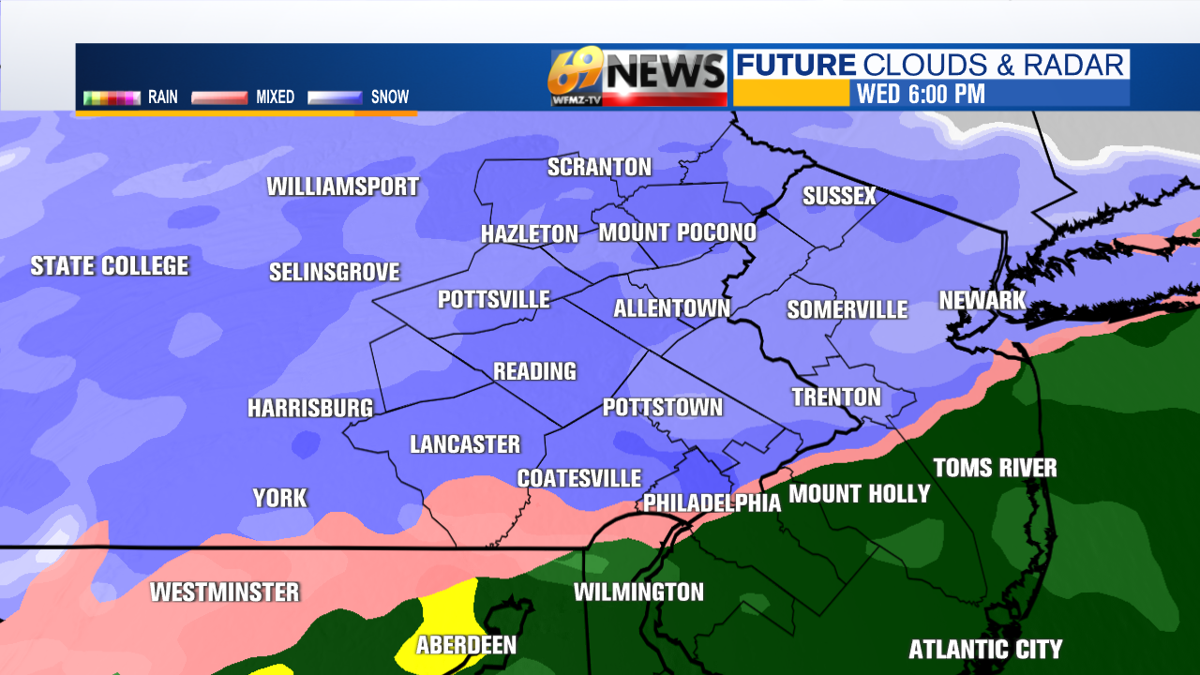Track the snowstorm with an hour-by-hour look at future radar ...
