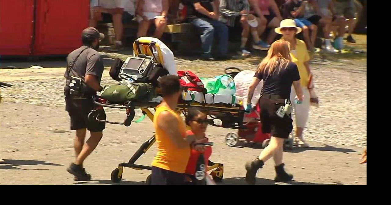 EMS depleted in Muhlenberg Twp. as dozens suffer heat emergencies waiting for 'Big Boy' train