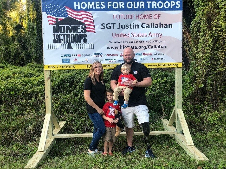 Cinch Home Services recently joined its first Homes For Our Troops Community Kickoff in Jupiter, Florida, where construction began on a specially adapted custom home for Army Sergeant Justin Callahan, who was injured while serving in Afghanistan. The ho...