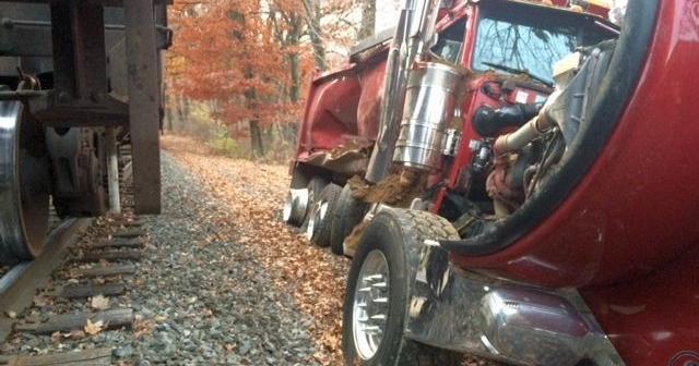 Train collides with dump truck in East Bangor | Lehigh Valley Regional ...