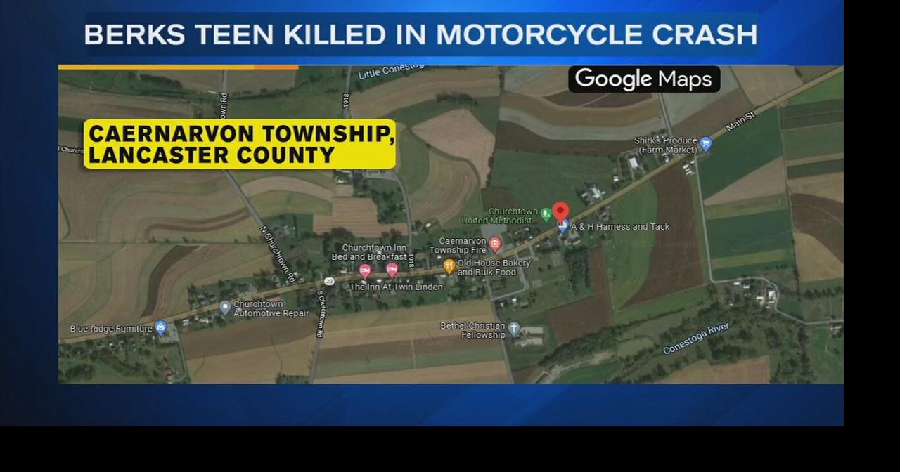 Berks teen killed in Lancaster County motorcycle crash | Berks Regional ...