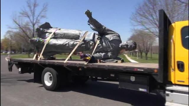 640px x 360px - 18-foot-statue arrives at DeSales University | Lehigh Valley Regional News  | wfmz.com