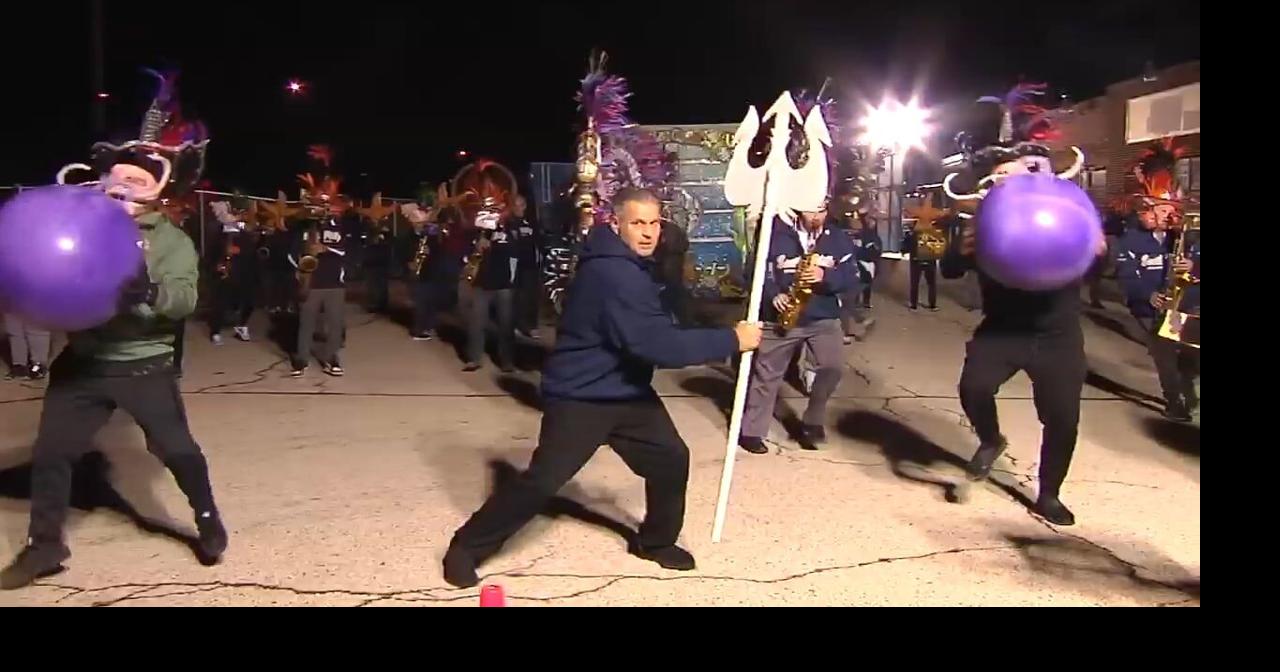Watch Mummers string bands practice and prepare for the big day 2024