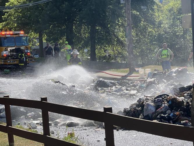 Crews contain garbage truck fire on Salisbury Road | Lehigh County ...