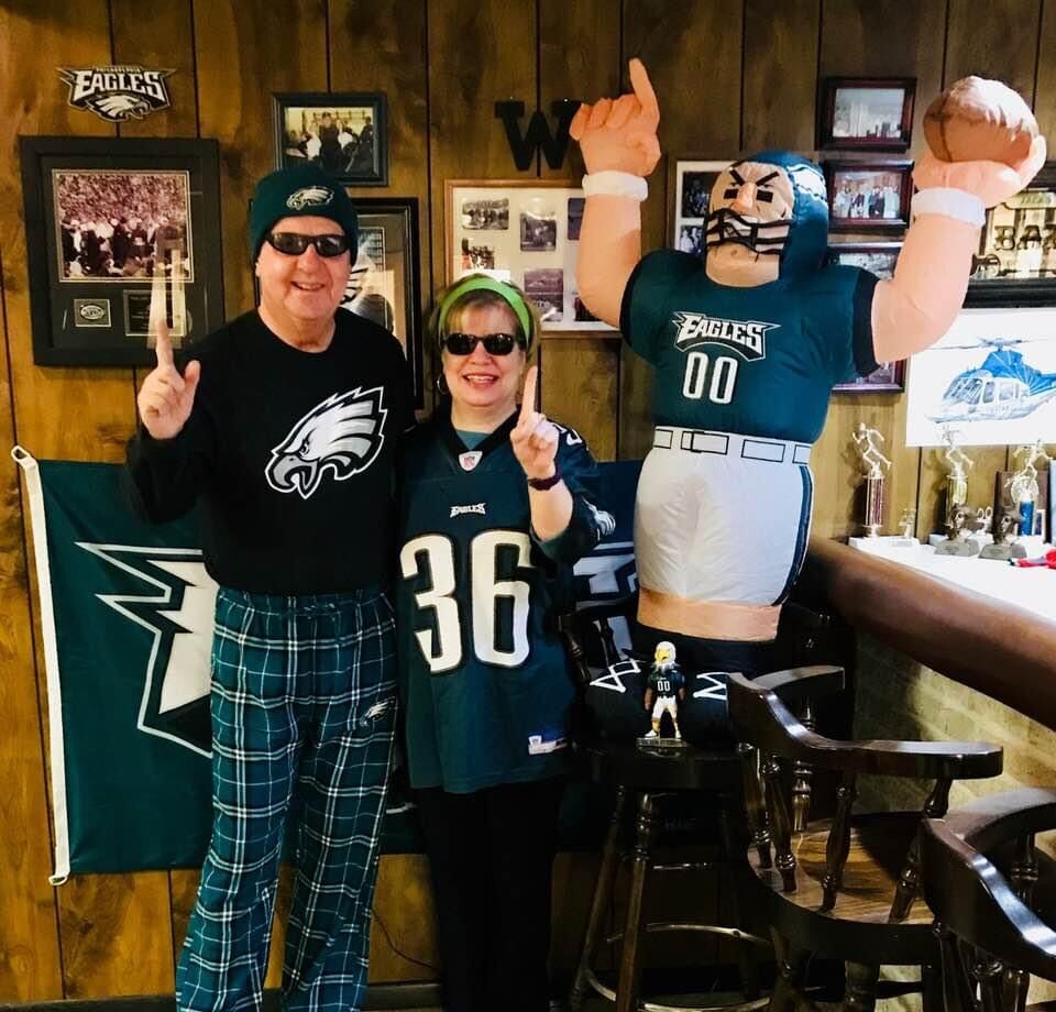 Philadelphia Eagles fans pack Xfinity Live for Super Bowl LVII