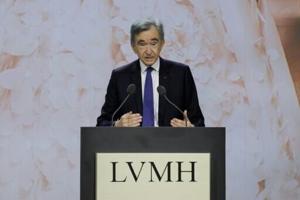 LVMH's Arnault says to talk of retirement in '7-8 years'