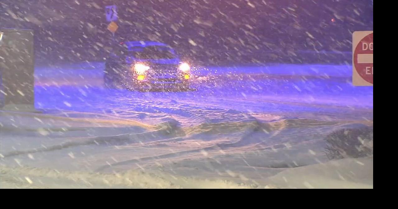 Drivers cautiously make way through snowy roads in parts of Berks