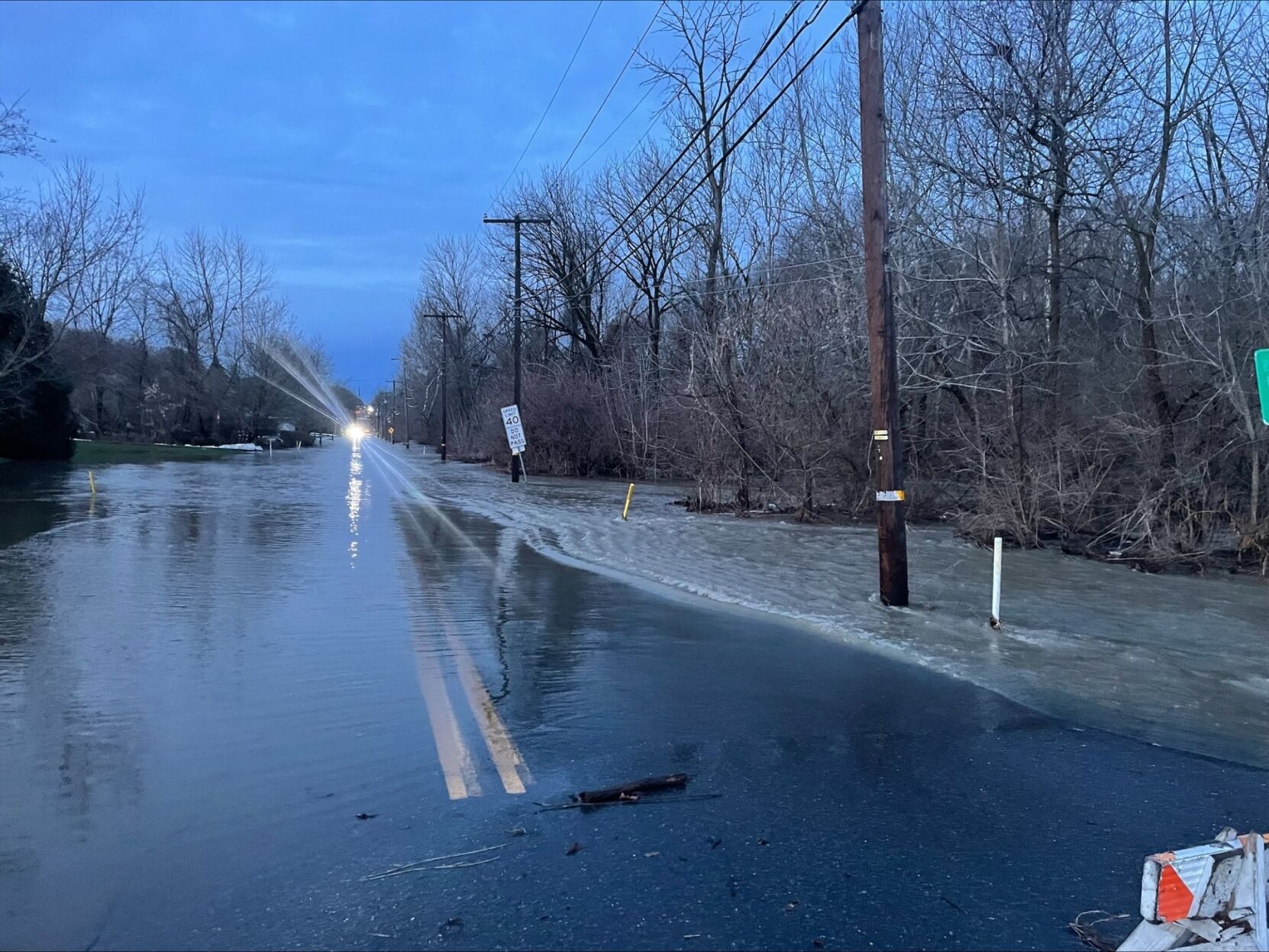 Road closure in Whitehall Twp. wfmz