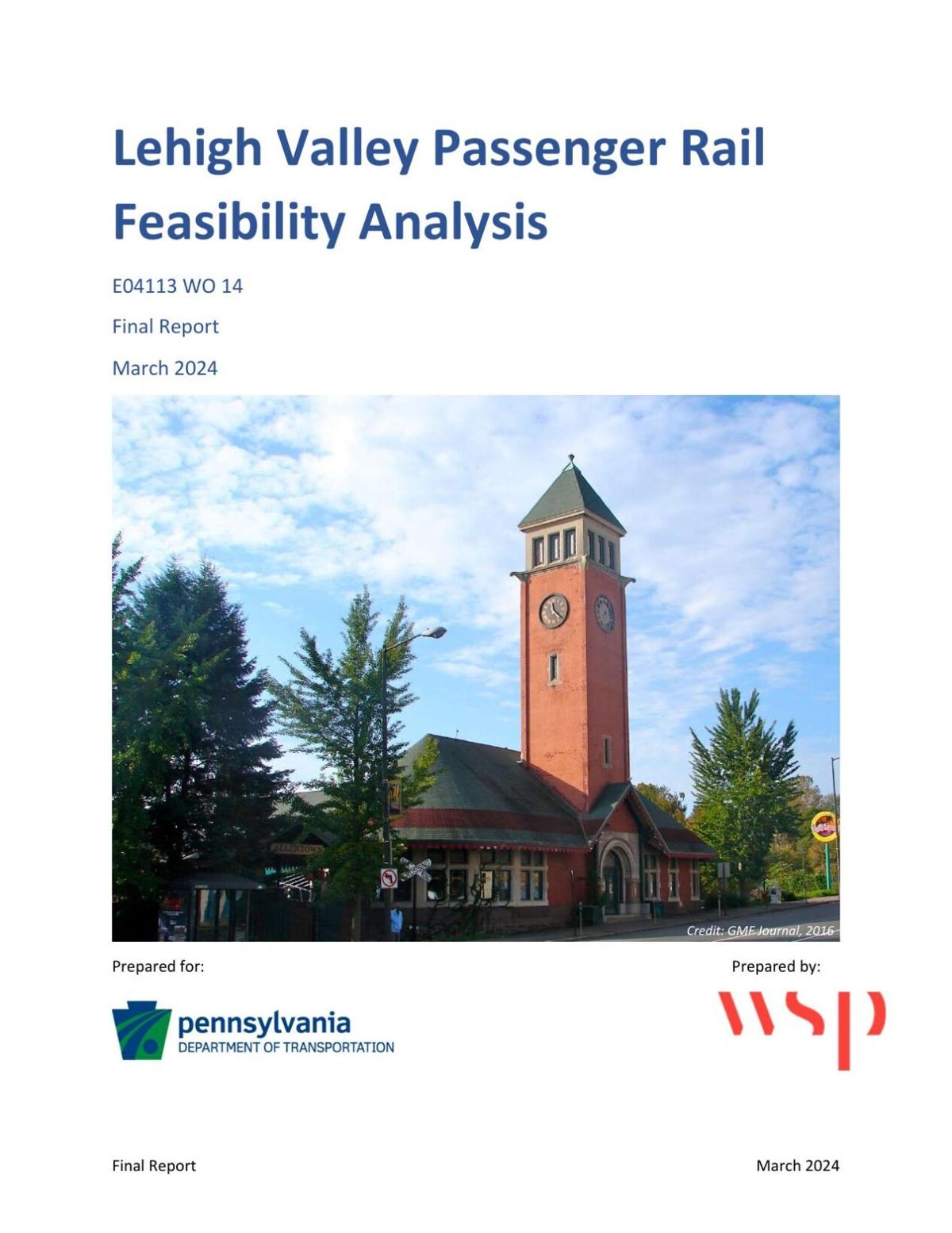 READ: Lehigh Valley Passenger Rail Feasibility Analysis