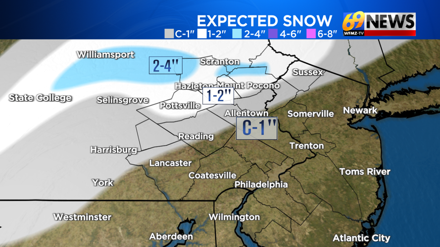 Wintry mix expected with snow, rain, and ice in northeastern areas ...