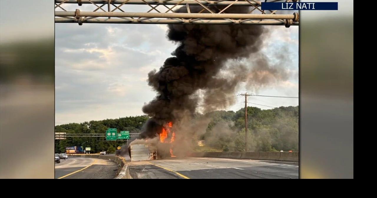 Truck driver rescued from burning rig on I-80 | Poconos and Coal Region