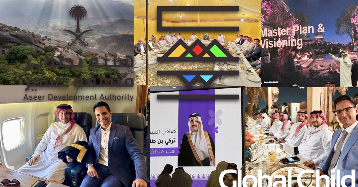 Global Child founder Augusto Valverde honored with invitation to explore Saudi Arabia's Aseer Region, the Kingdom of Hospitality
