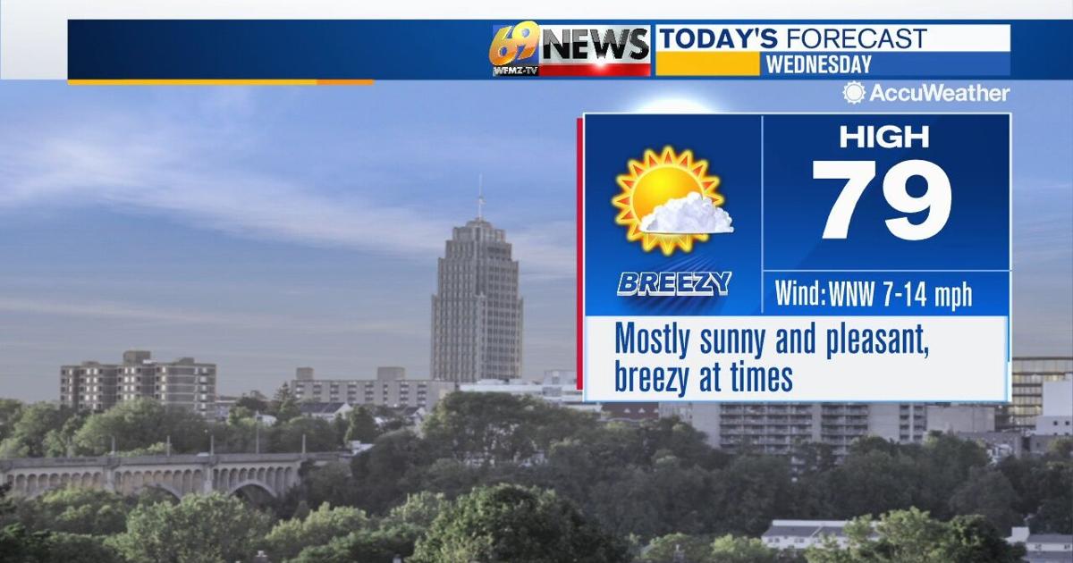 Refreshing Weather Bright and refreshing for the rest of the week | Weather | wfmz.com