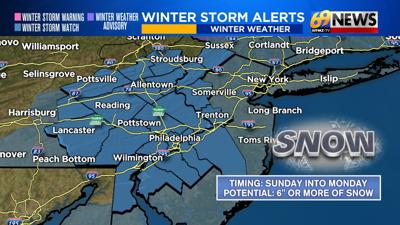 Odds increasing for widespread impactful snowfall between Sunday and ...
