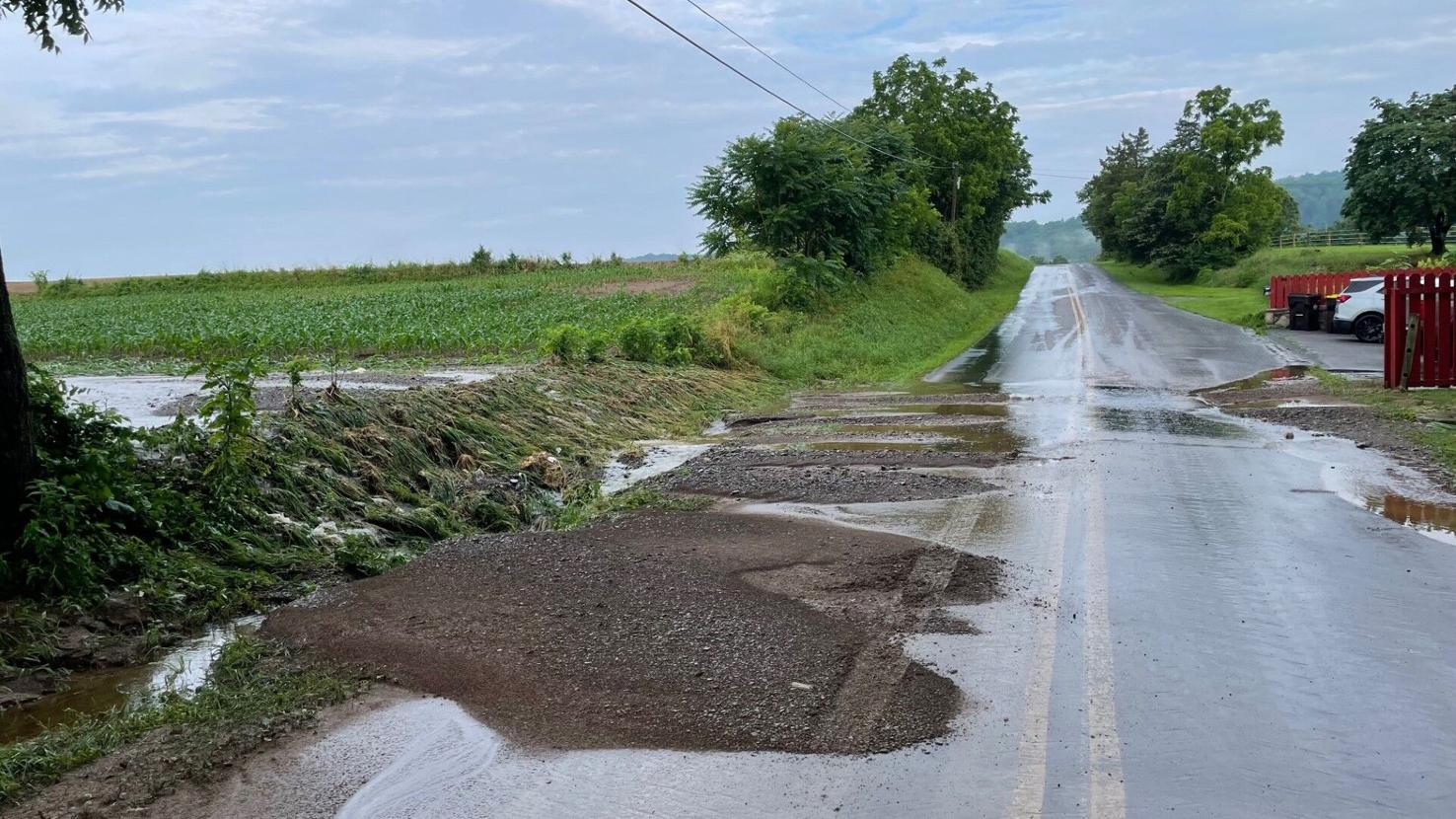 Heavy rain leads to flooding, downed trees and storm damage across