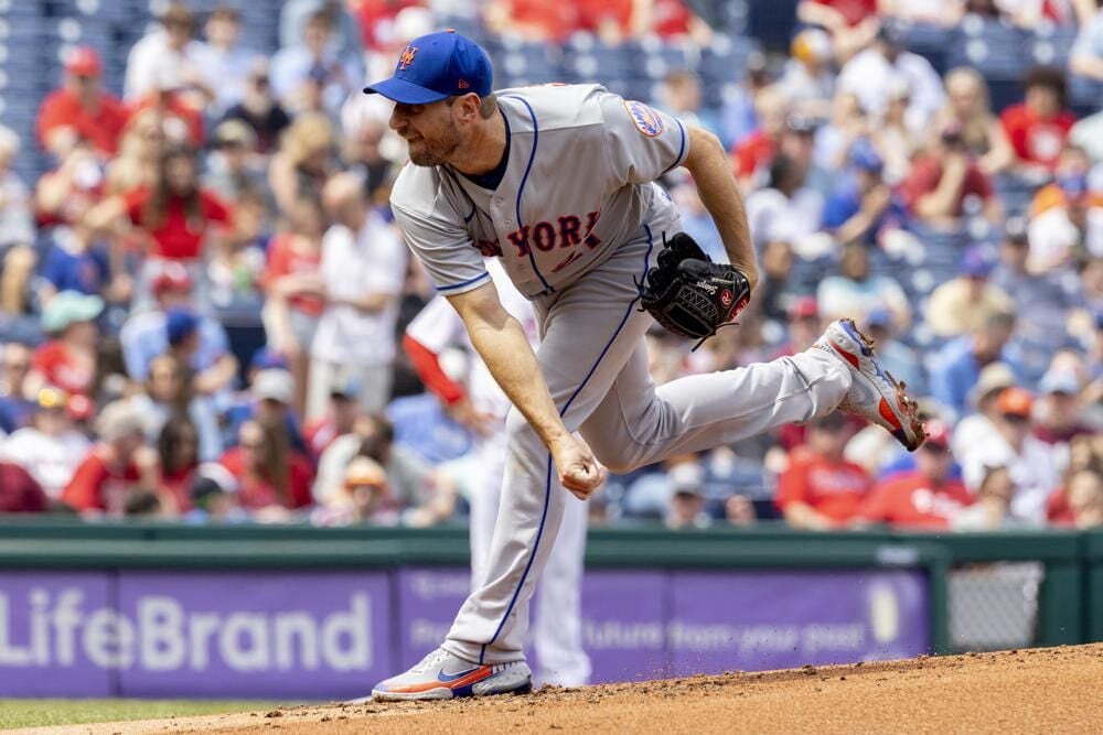 Mets' Max Scherzer throws 65 pitches in rehab start