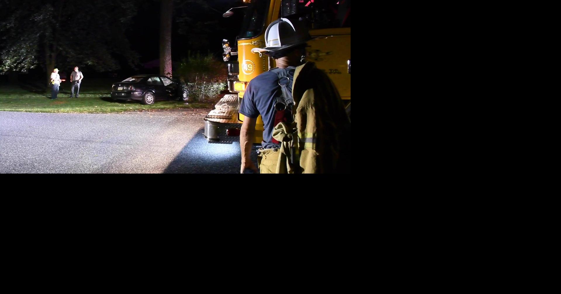 Injured driver pulled from rear window of crashed car Berks Regional