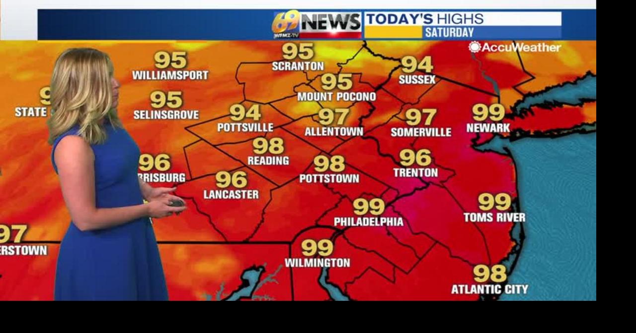 Extremely hot and humid this weekend with feels like temperatures in ...