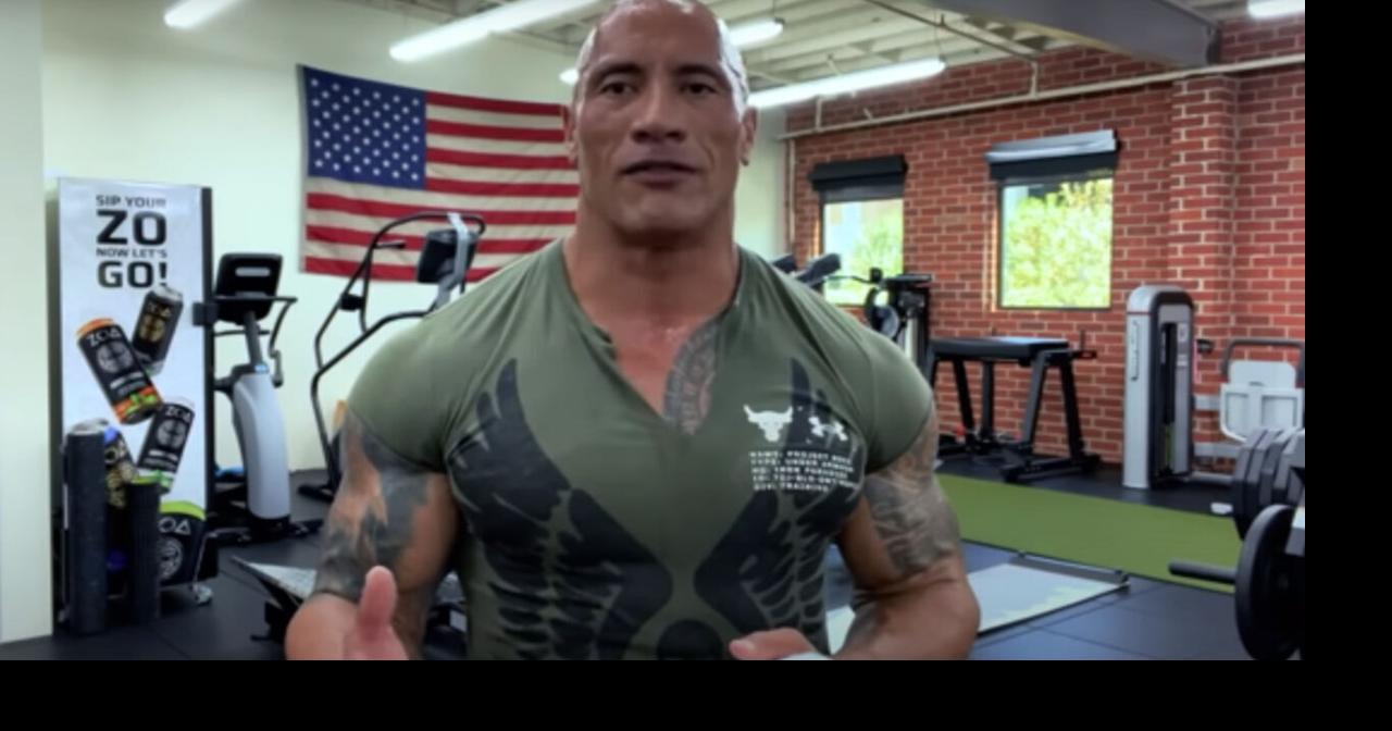 'The Rock' surprises Freedom HS football team with hype video, gear ...