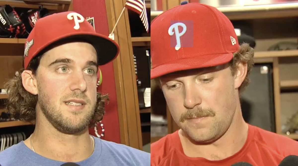 Rhys & His Evergrowing Mustache  We noticed that Rhys Hoskins