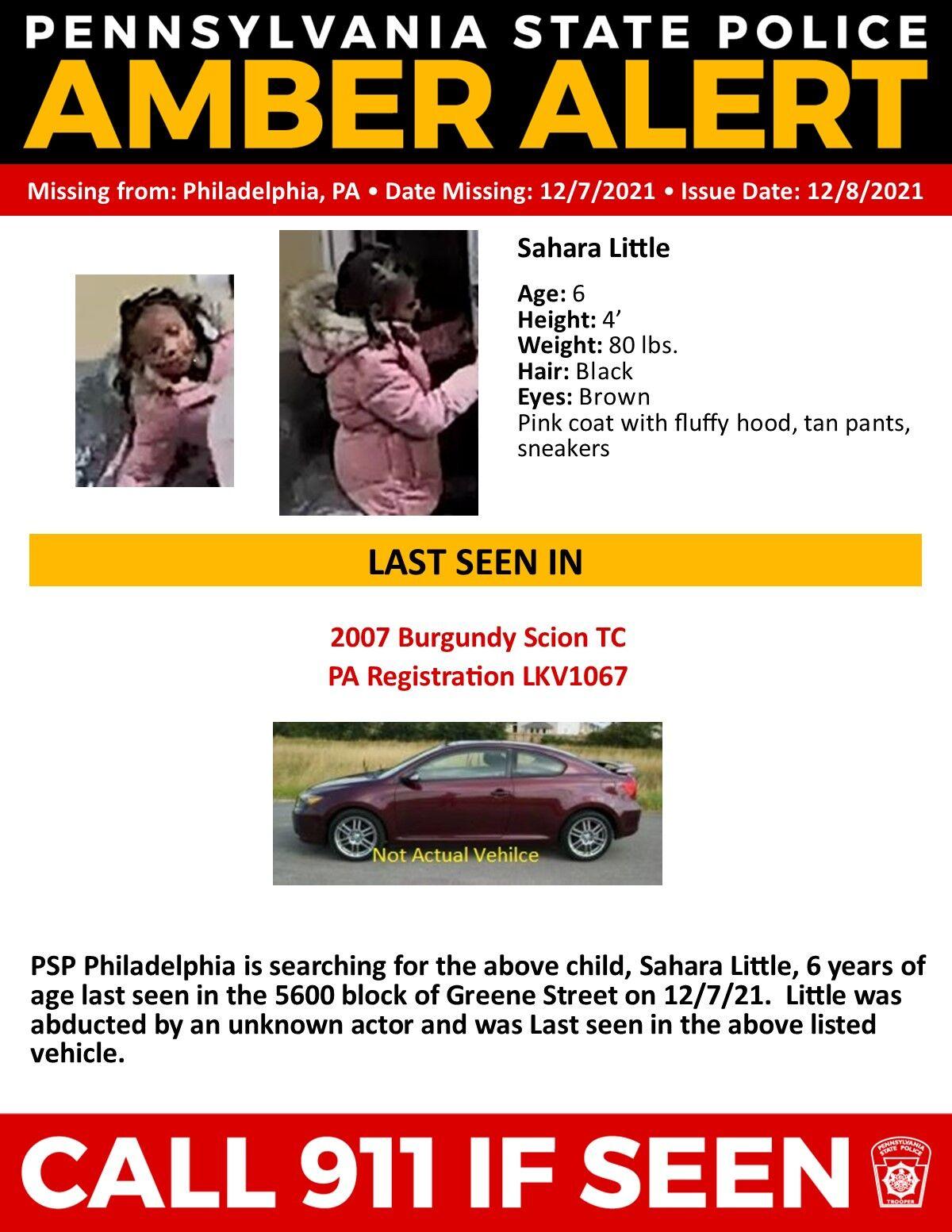 Girl found safe after abduction in Philadelphia, police say ...