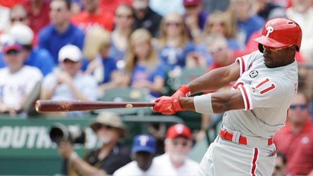 Jimmy Rollins bats leadoff one more time for the Phillies - Sports  Illustrated