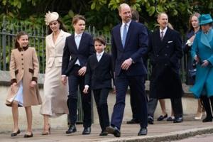 British royals attend Easter service without Andrew