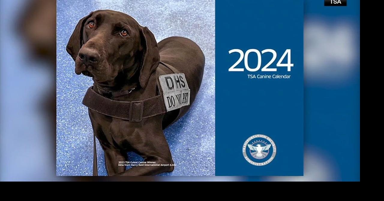 TSA releases 2024 canine calendar Good News